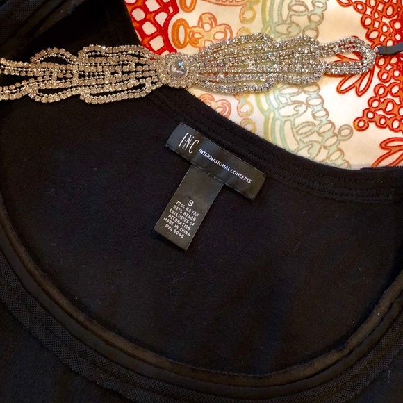 Inc International High Ribbed Waist Knit Top - Picture 5 of 5